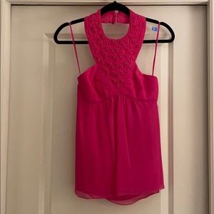 Hot pink tibi top